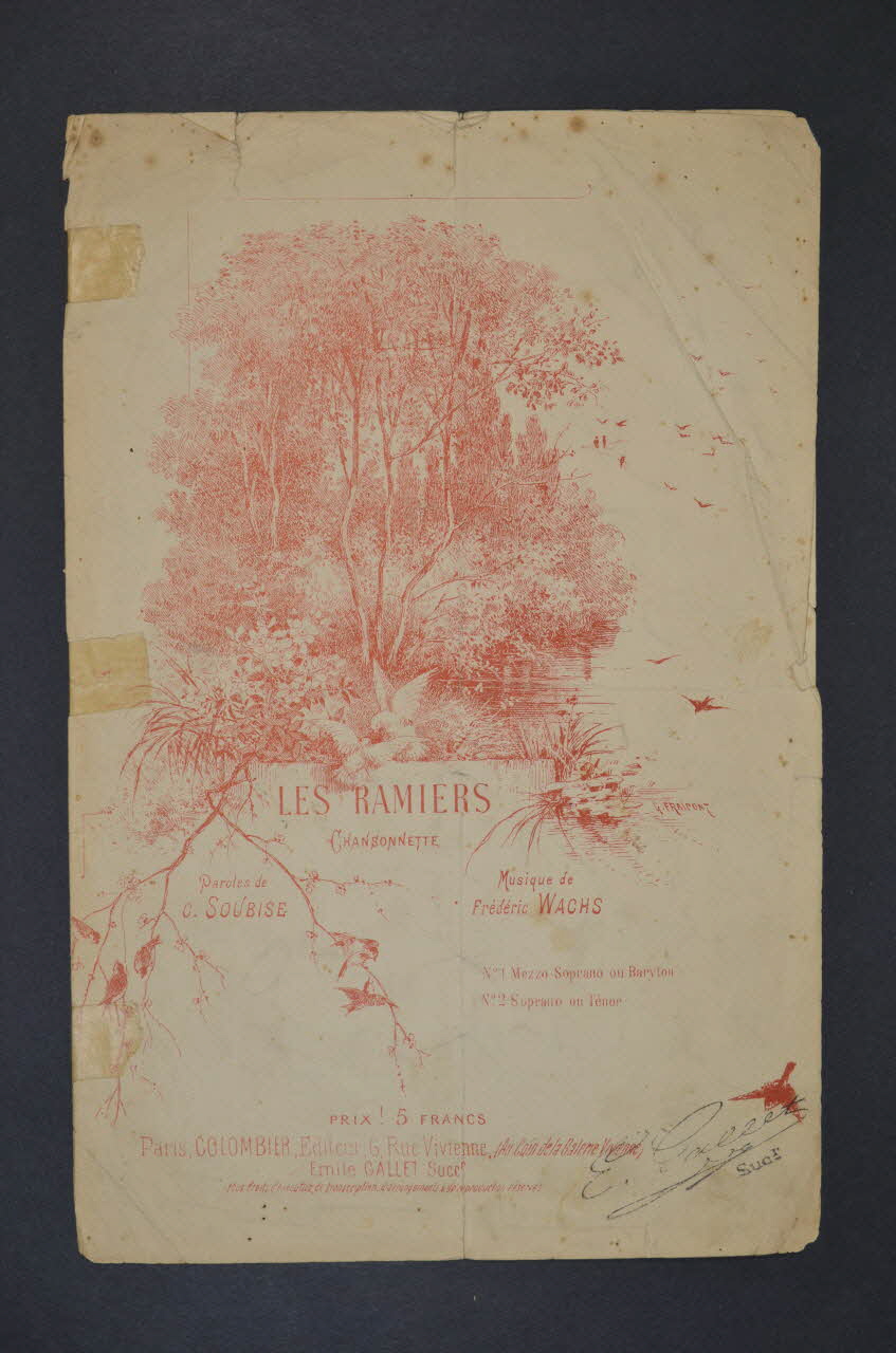 chanson petit format 1968.103.8 Photo Mucem