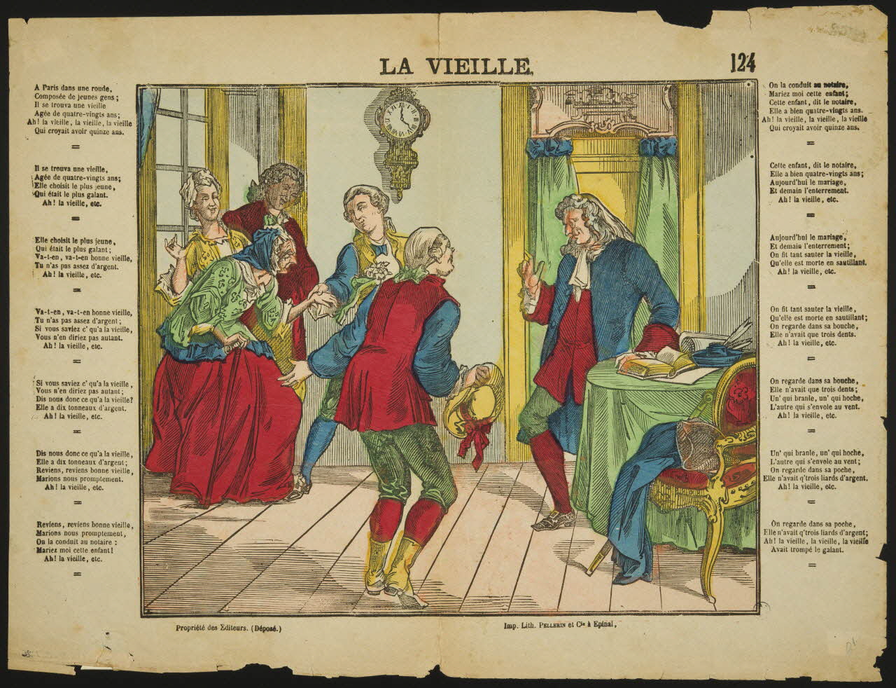 estampe LA VIEILLE. 1950.39.2226 Photo