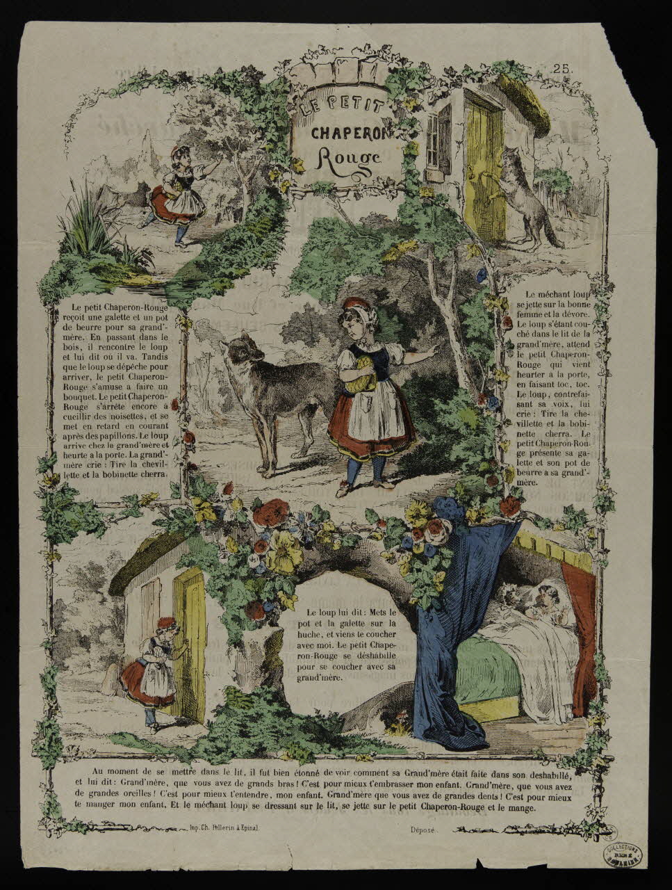 estampe LE PETIT  CHAPERON  Rouge 1950.39.2242 Photo