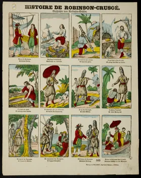 imagerie ancienne HISTOIRE DE ROBINSON-CRUSOE. 1950.39.2251 Photo