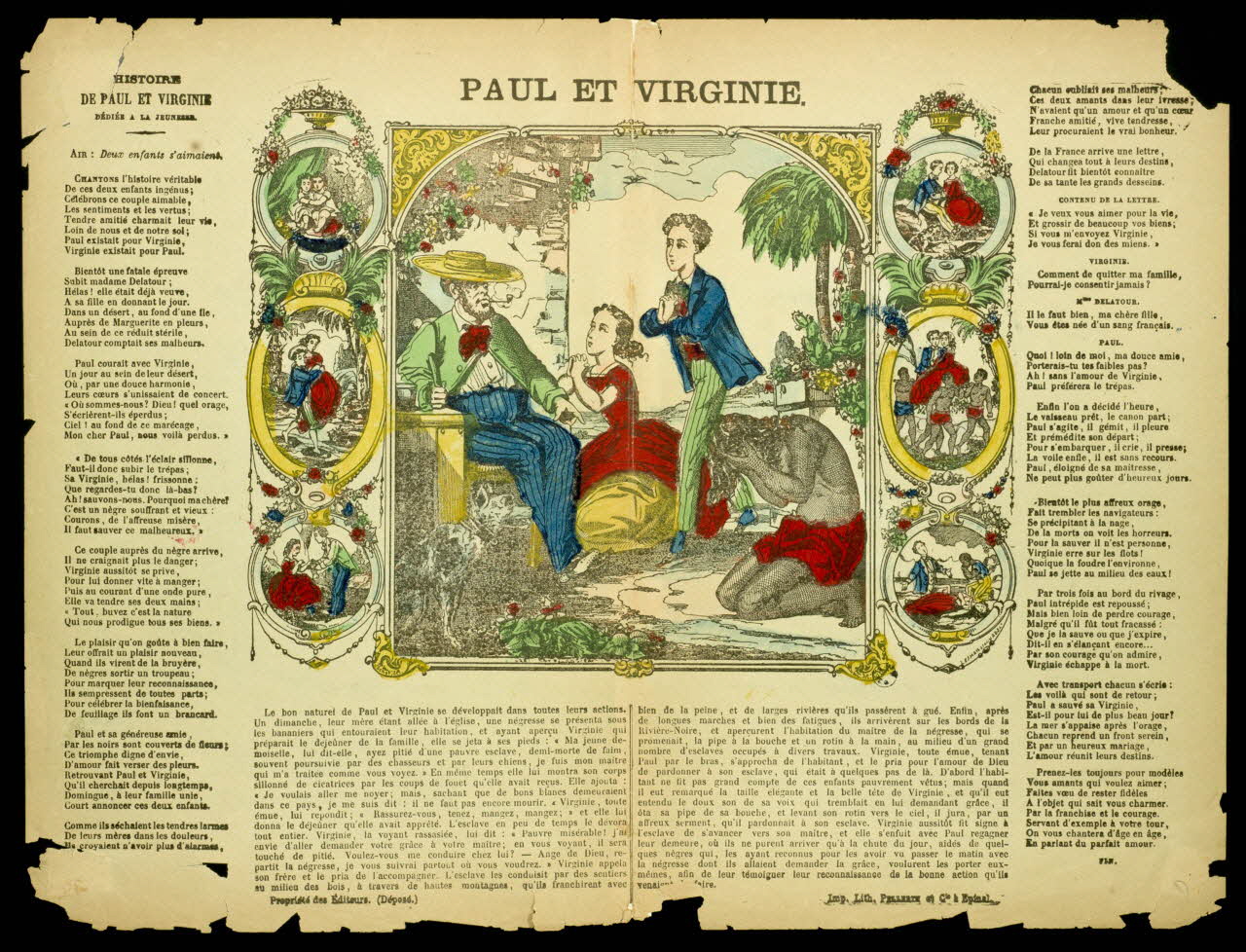 estampe PAUL ET VIRGINIE. 1950.39.2257 Photo