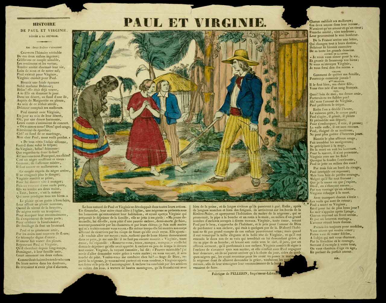 Pellerin estampe PAUL ET VIRGINIE. Lorraine, France 1855 1950.39.2259 Photo