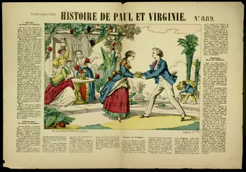 Olivier-Pinot estampe HISTOIRE DE PAUL ET VIRGINIE. Lorraine, France 1875-1888 1950.39.2262 Photo