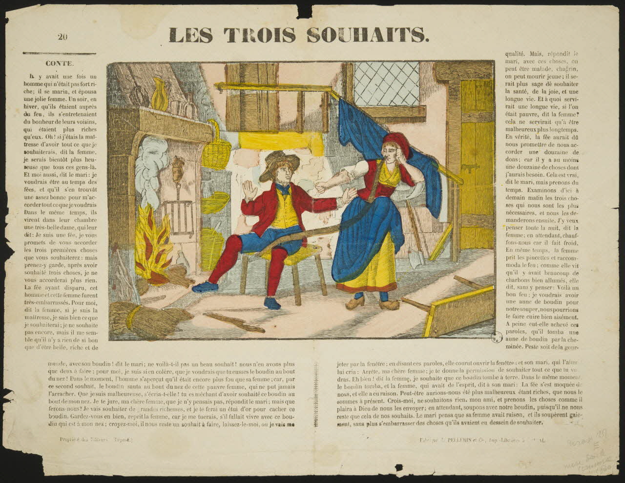estampe LES TROIS SOUHAITS. 1950.39.2275 Photo