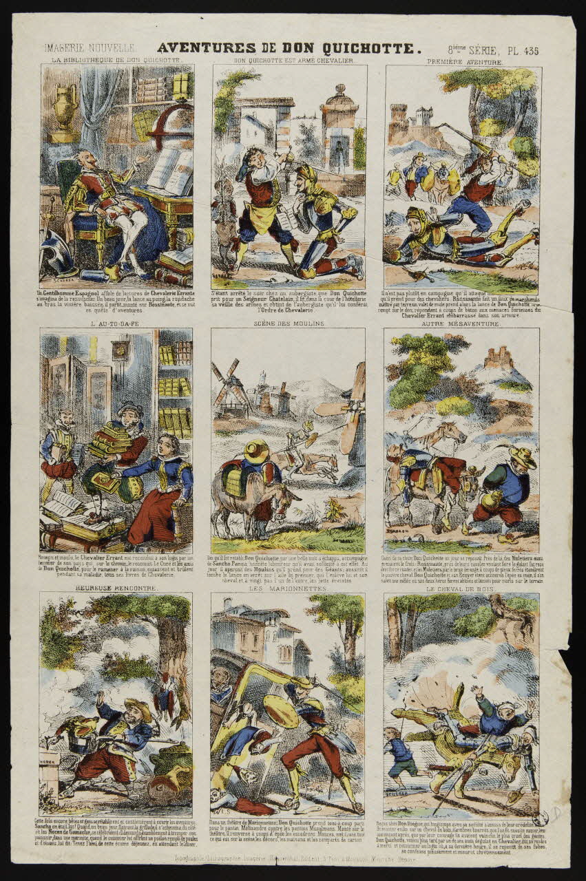 estampe AVENTURES DE DON QUICHOTTE. 1950.39.2284 Photo Mucem