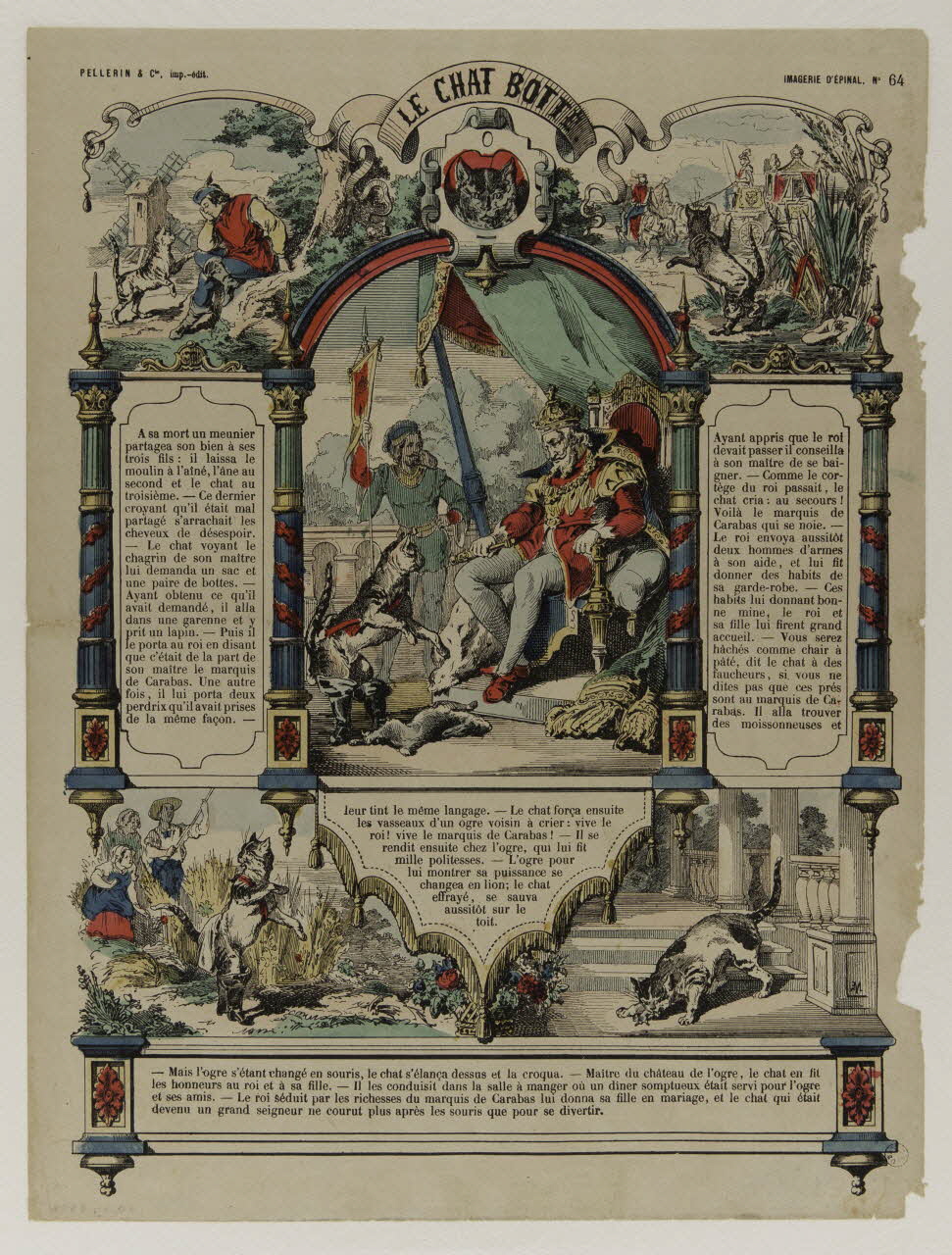 estampe LE CHAT BOTTE. 1950.39.2304 Photo