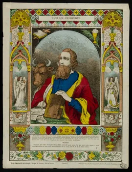 estampe SAINT LUC, EVANGELISTE. 1950.39.231 Photo