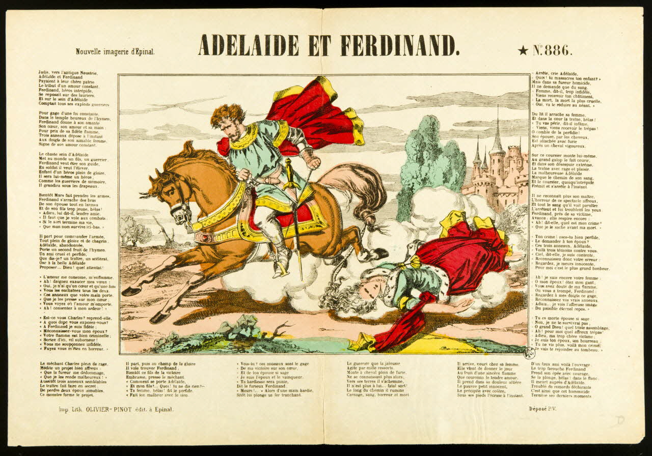 estampe ADELAIDE ET FERDINAND. 1950.39.2345 Photo