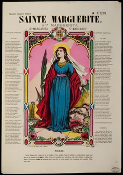 estampe SAINTE MARGUERITE. 1950.39.235 Photo