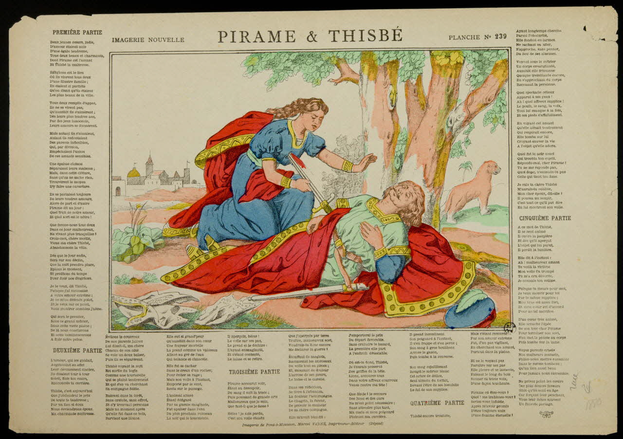 estampe PYRAME & THISBE 1950.39.2370 Photo