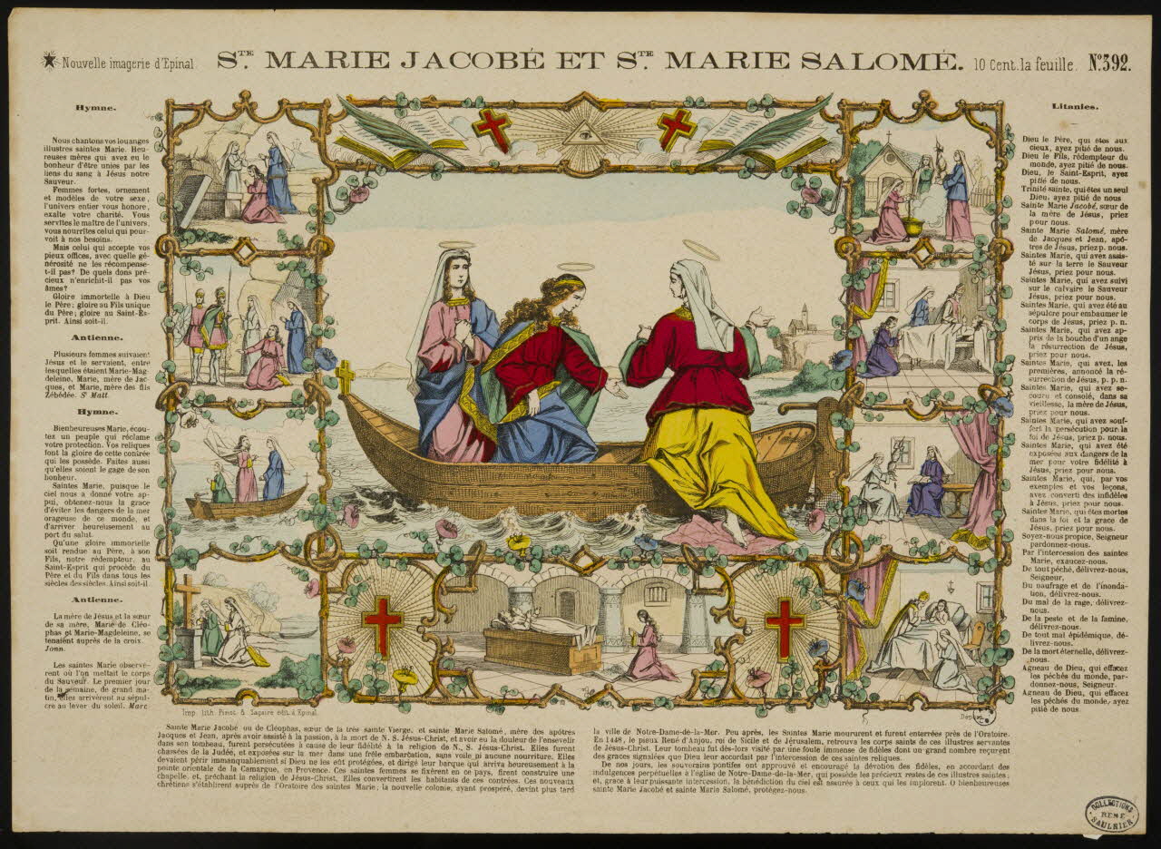 estampe STE. MARIE JACOBE ET STE. MARIE SALOME. 1950.39.239 Photo