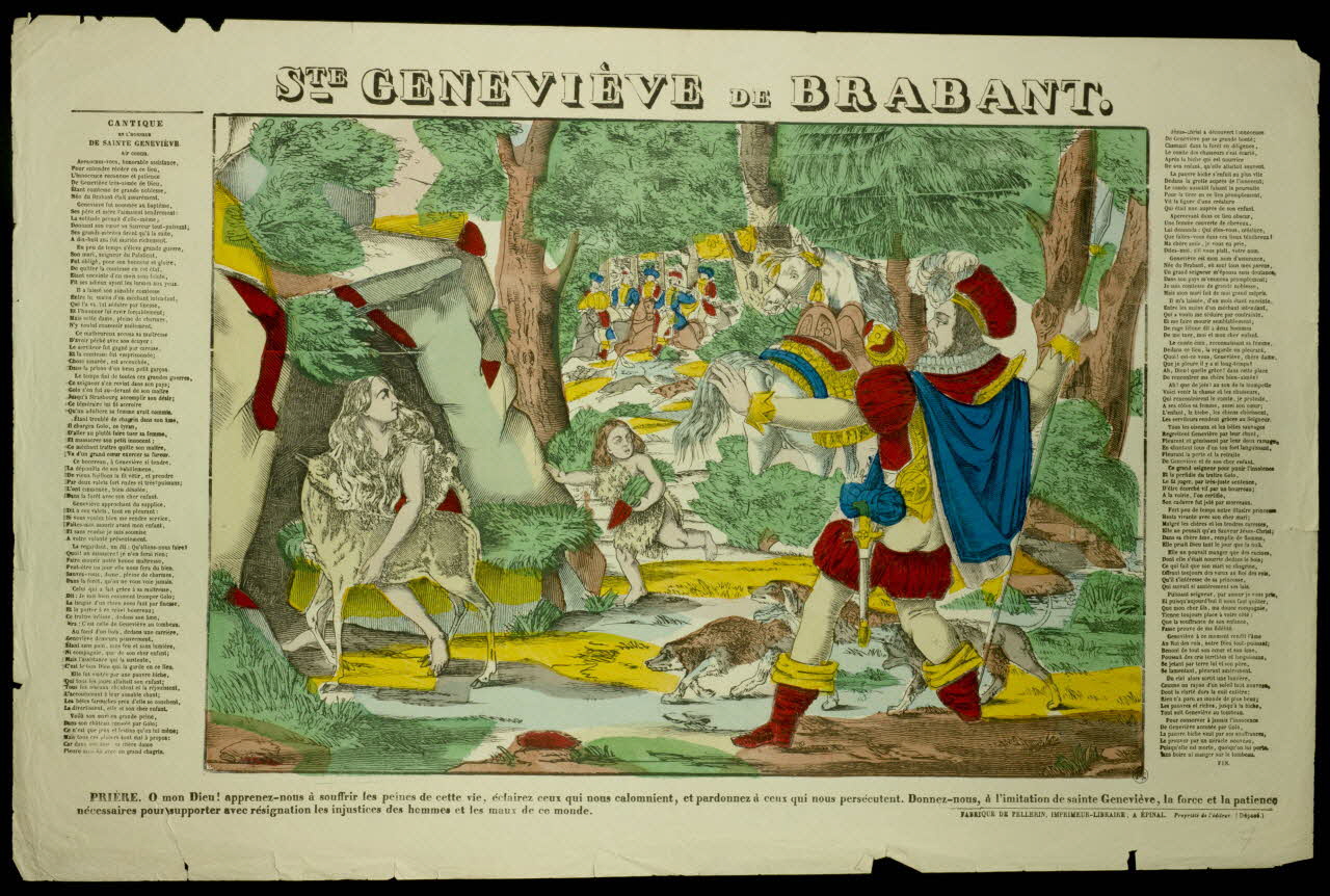 estampe STE-GENEVIEVE DE BRABANT. 1950.39.2393 Photo