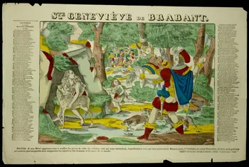estampe STE-GENEVIEVE DE BRABANT. 1950.39.2393 Photo