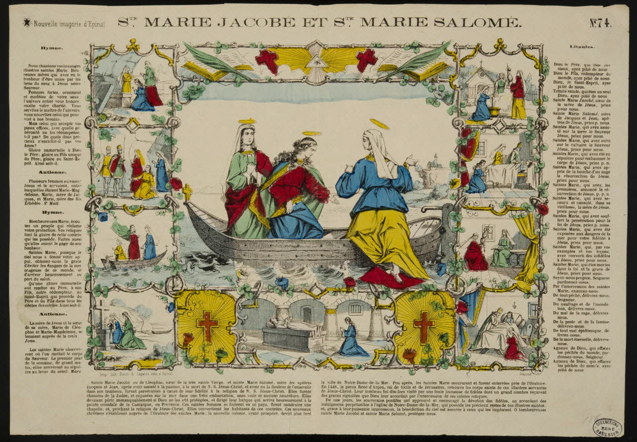 estampe STE. MARIE JACOBE ET STE. MARIE SALOME. 1950.39.240 Photo