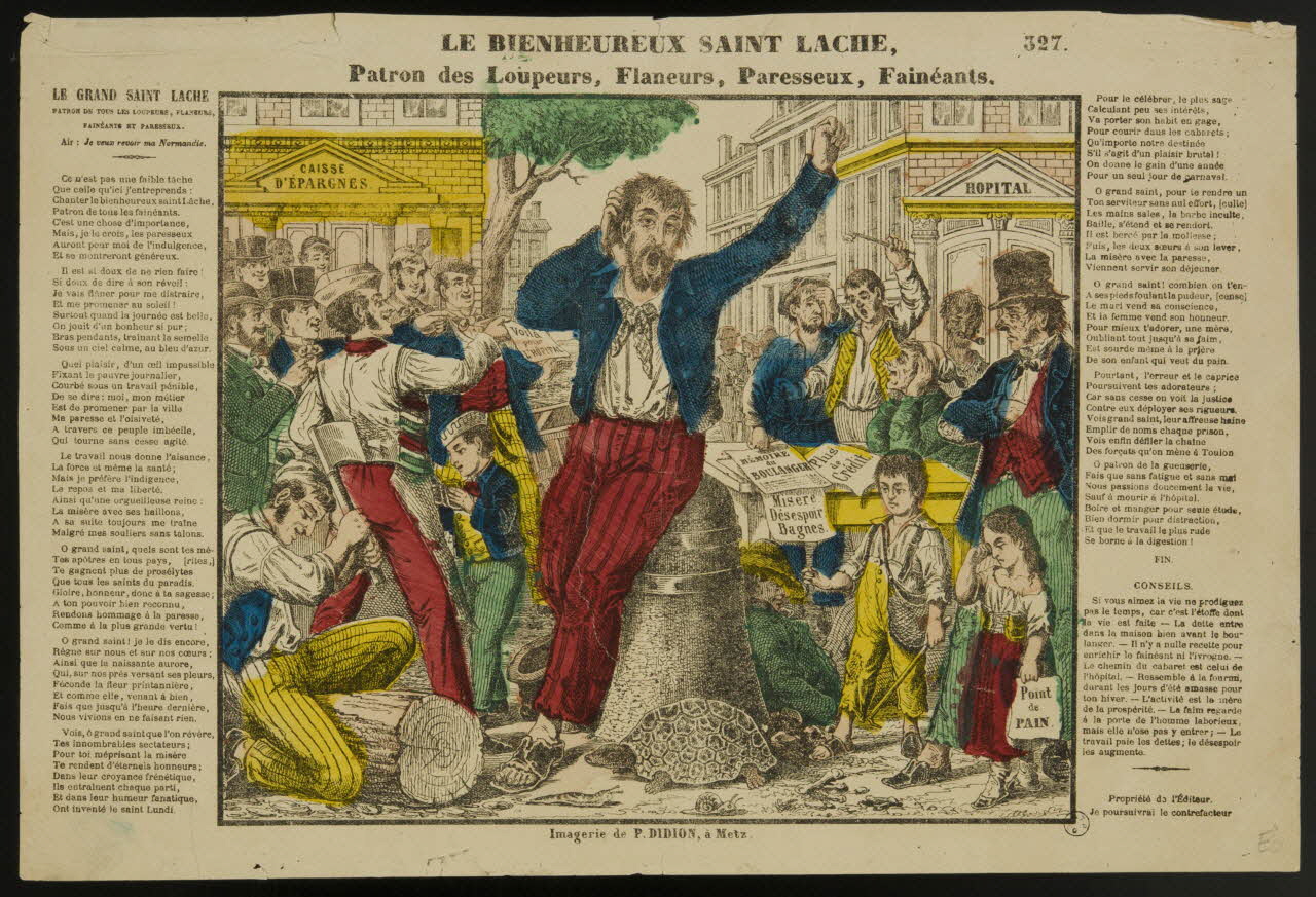 Paulin Didion estampe LE BIENHEUREUX SAINT LACHE Metz 1869-1879 1950.39.2400 Photo