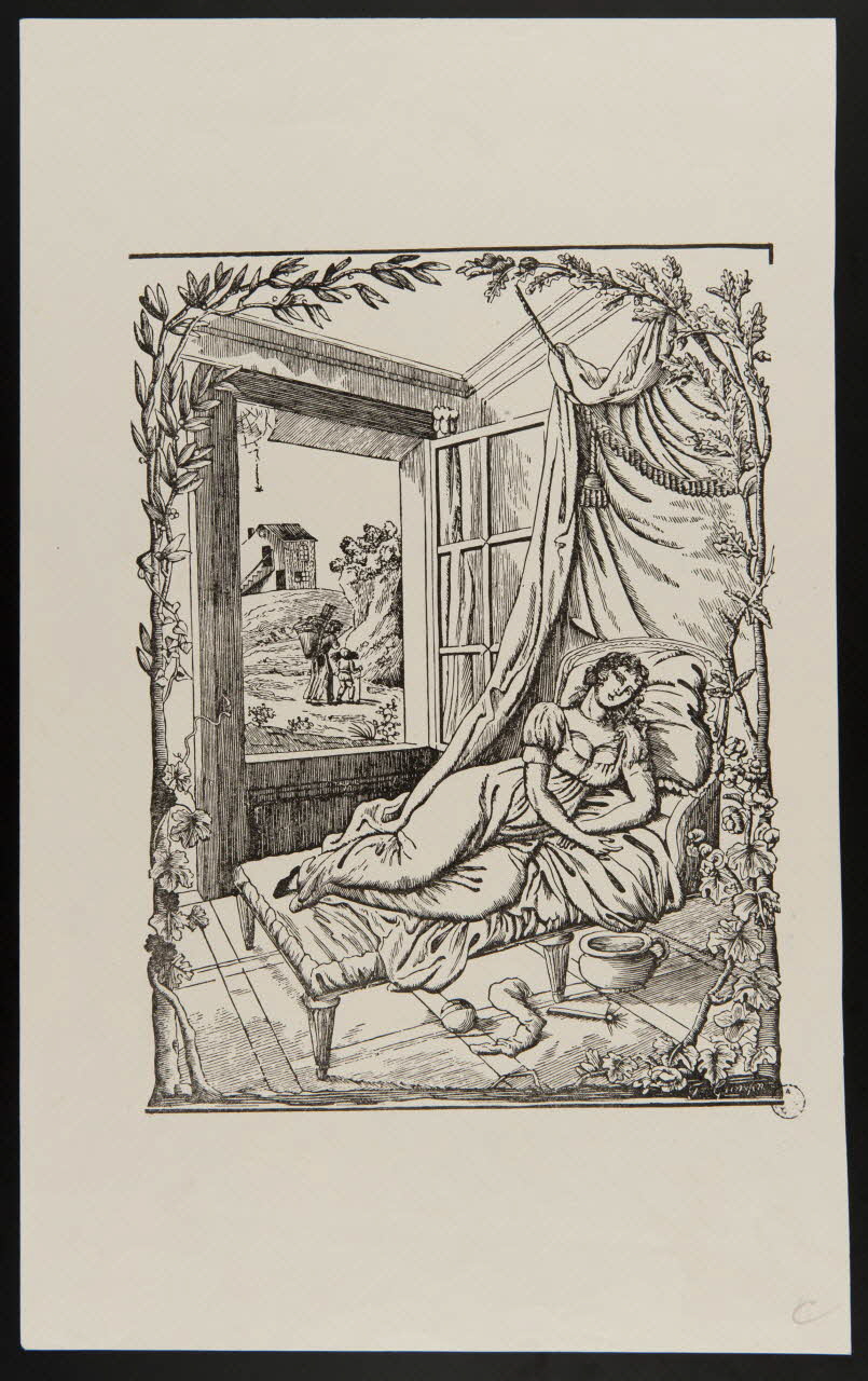estampe Jeune fille allongée 1950.39.2407 Photo