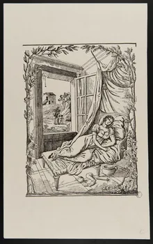 estampe Jeune fille allongée 1950.39.2407 Photo