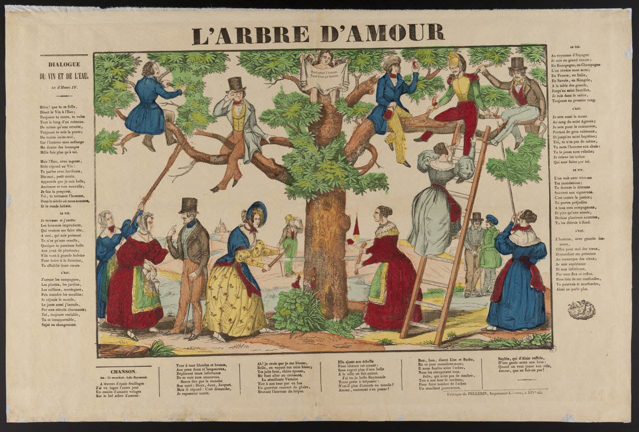 estampe L'ARBRE D'AMOUR 1950.39.2466 Photo