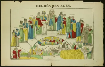 estampe DEGRES DES AGES. 1950.39.2470 Photo