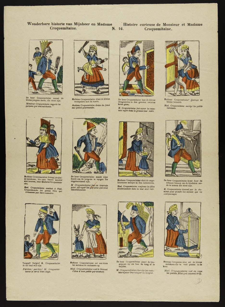 estampe Histoire curieuse de Monsieur et Madame  Croquemitaine. 1950.39.2483 Photo