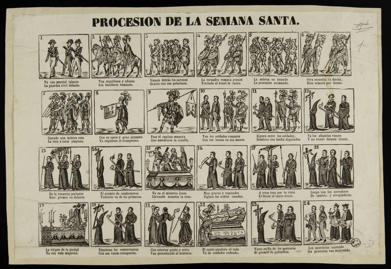 estampe PROCESION DE LA SEMANA SANTA. 1950.39.2492 Photo