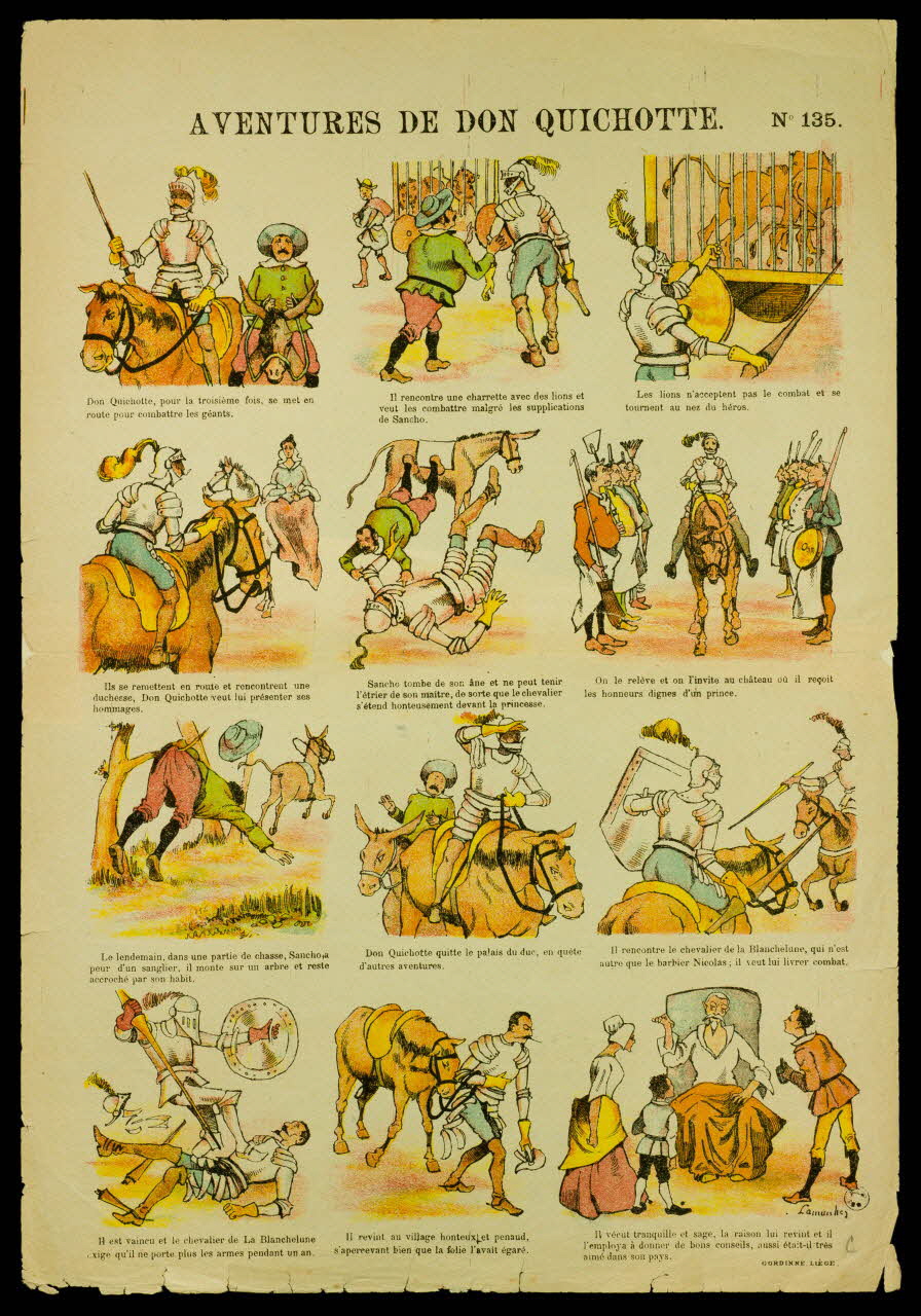 estampe AVENTURES DE DON QUICHOTTE. 1950.39.2495 Photo