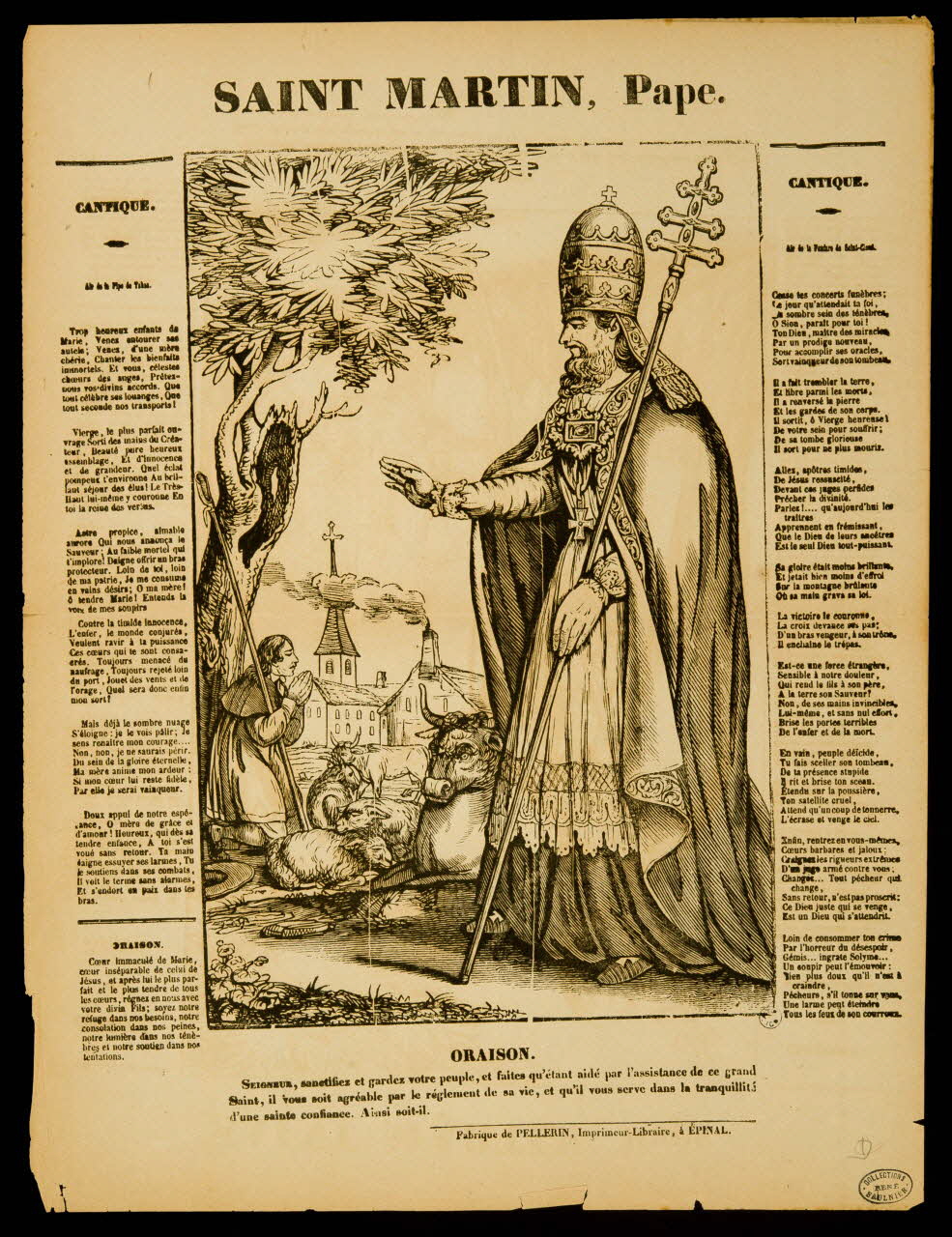 estampe SAINT MARTIN, Pape. 1950.39.250 Photo