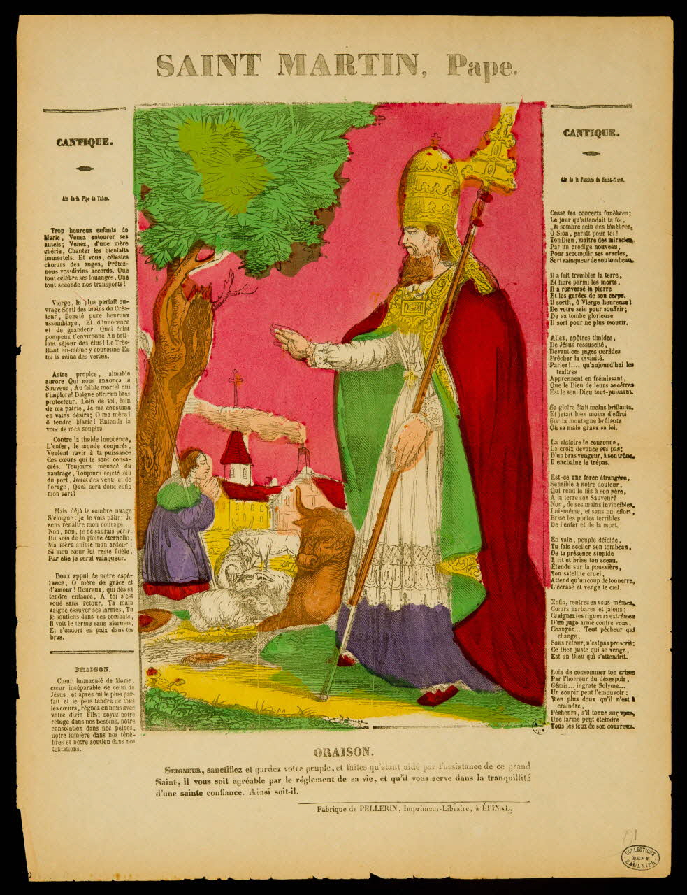 estampe SAINT MARTIN, Pape. 1950.39.251 Photo