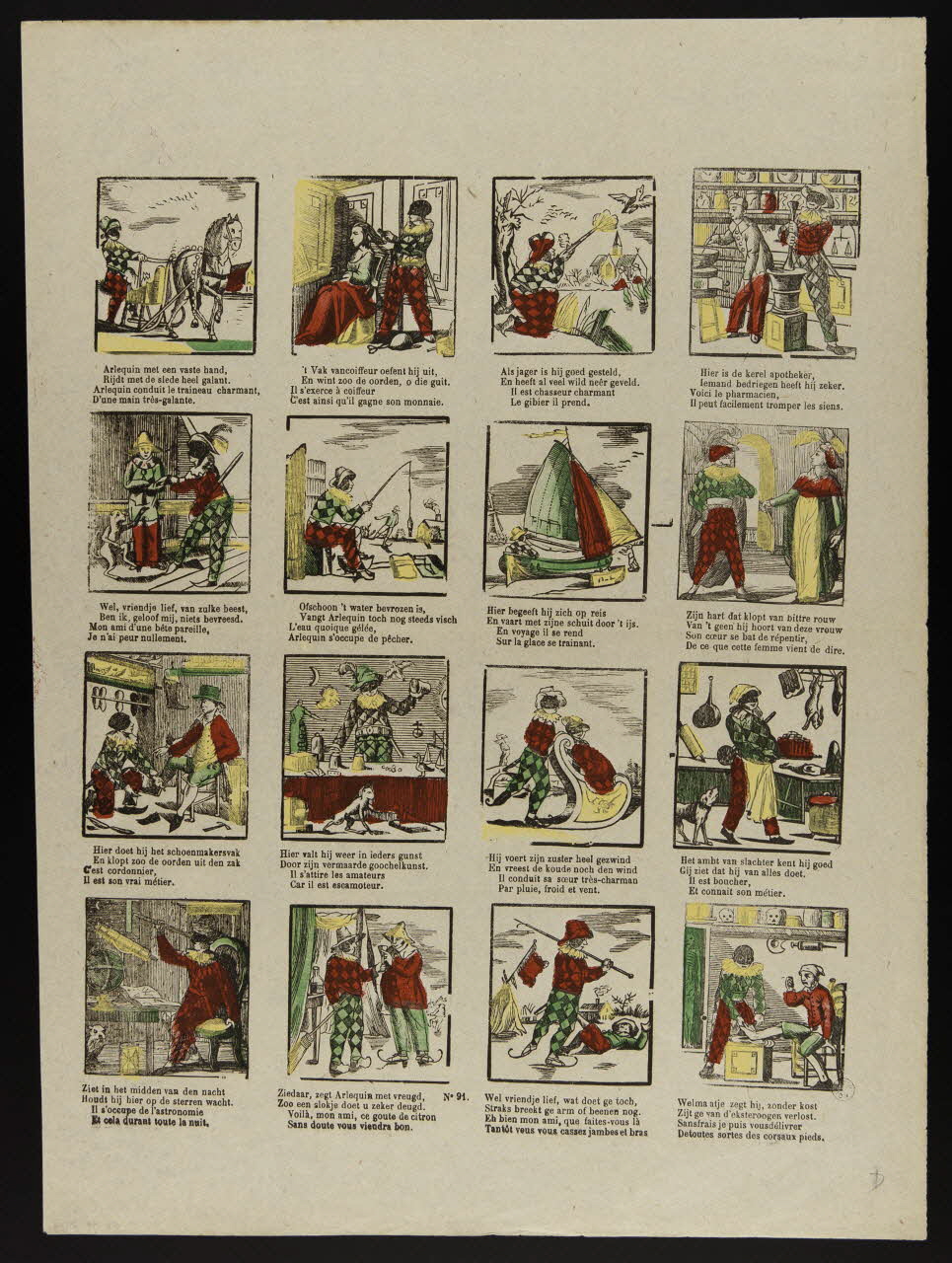 estampe Arlequin 1950.39.2513 Photo