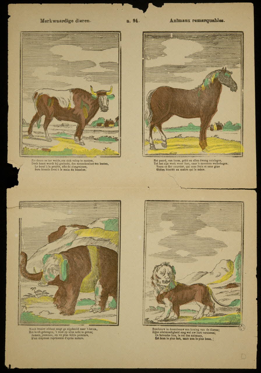 estampe Animaux remarquables. 1950.39.2532 Photo