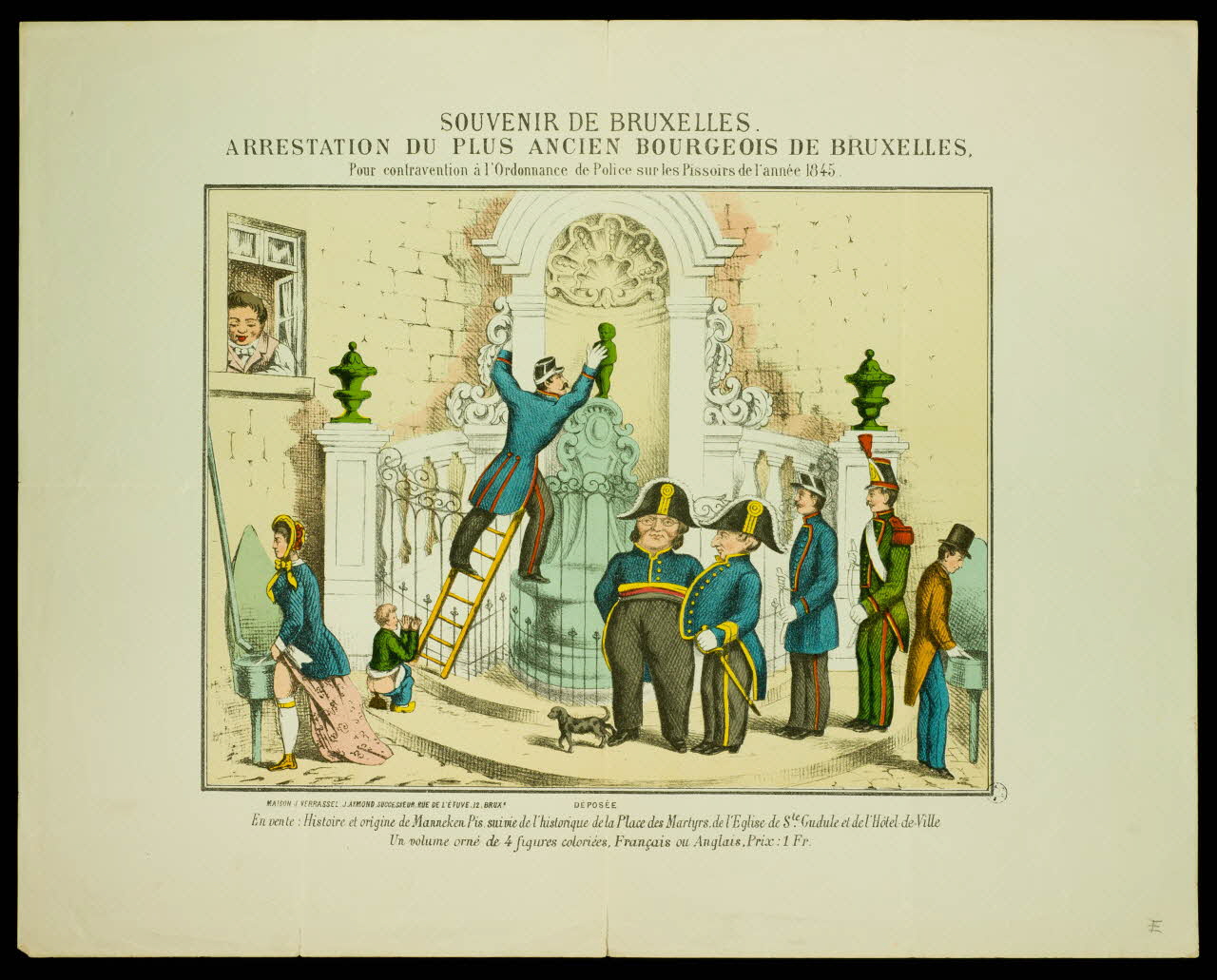 estampe SOUVENIR DE BRUXELLES 1950.39.2537 Photo