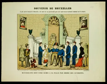 estampe SOUVENIR DE BRUXELLES 1950.39.2539 Photo