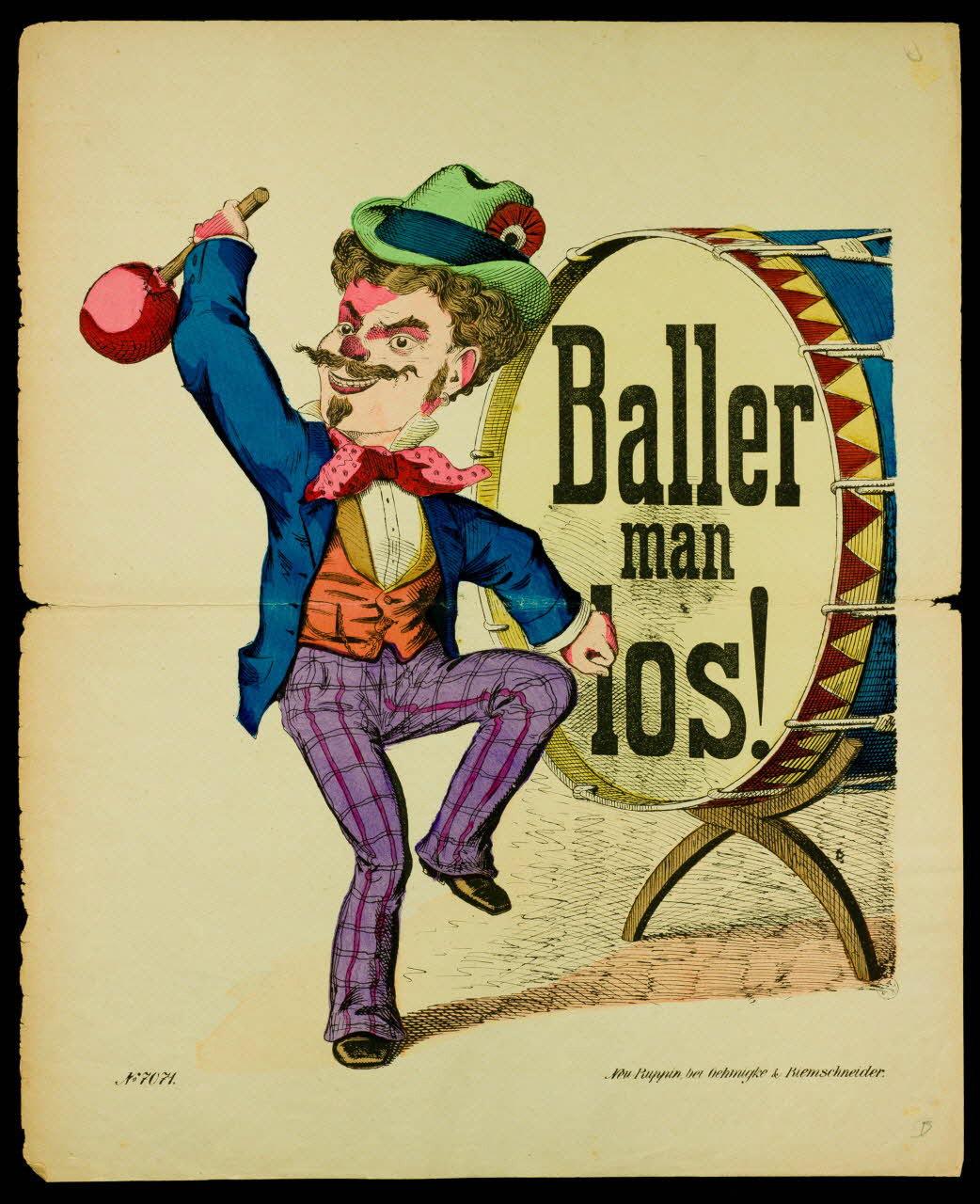 estampe Baller  man  los ! 1950.39.2550 Photo