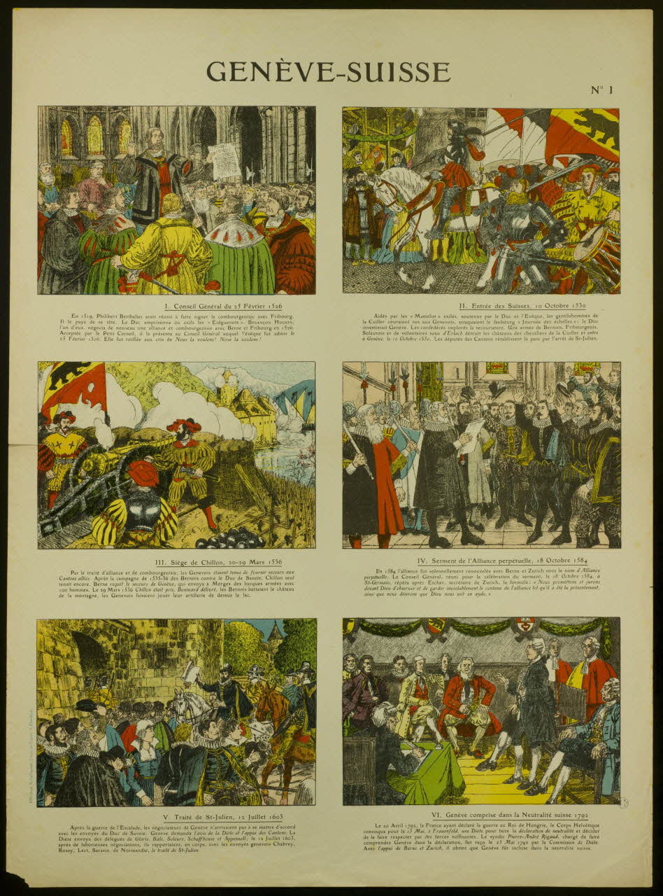 estampe GENEVE-SUISSE 1950.39.2558 Photo