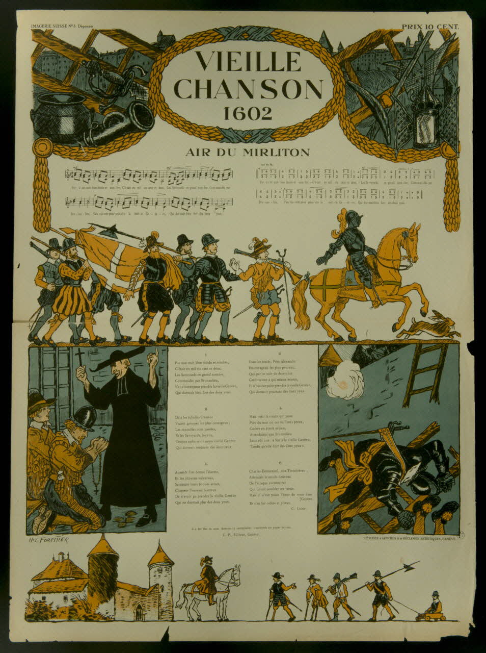 estampe VIEILLE  CHANSON  1602 1950.39.2560 Photo