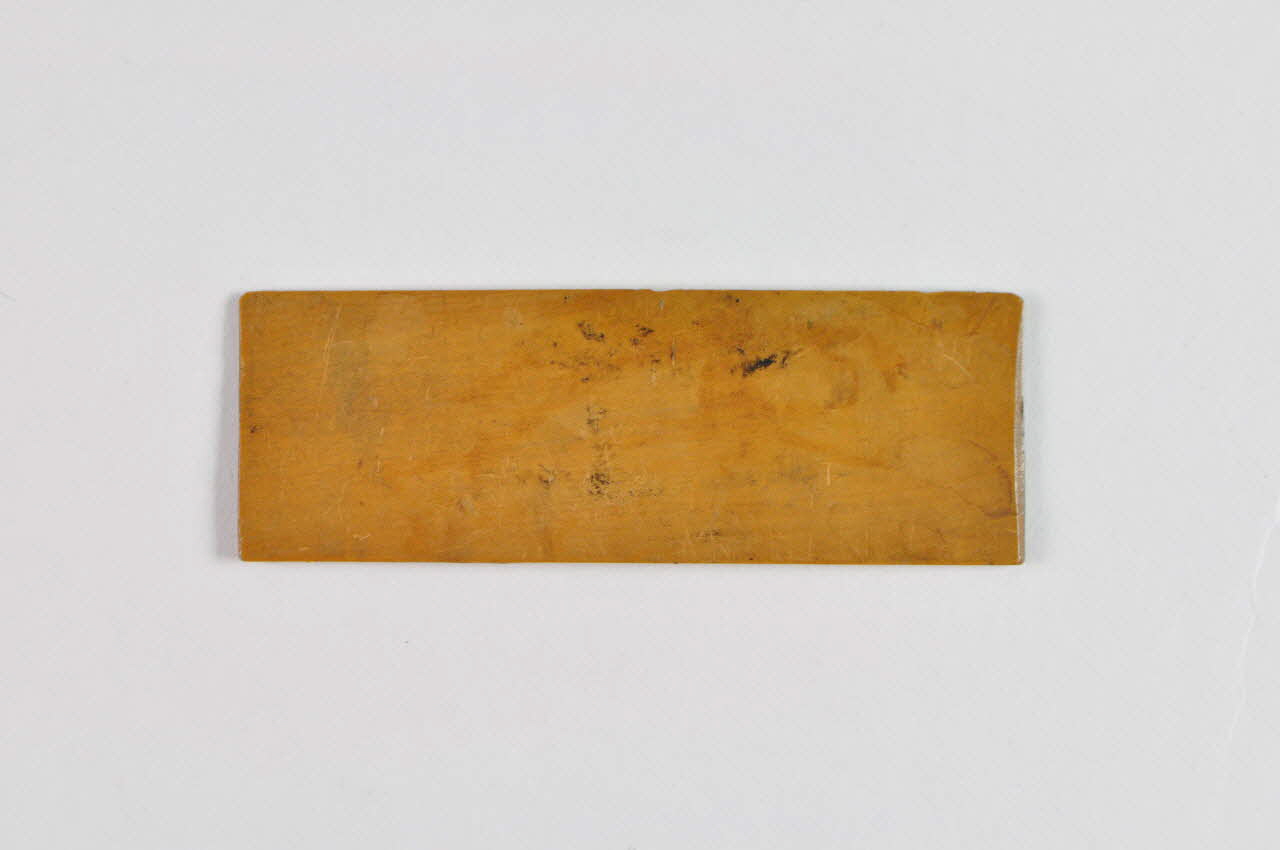 PLAQUETTE DE BOIS 1970.123.8 Photo Mucem