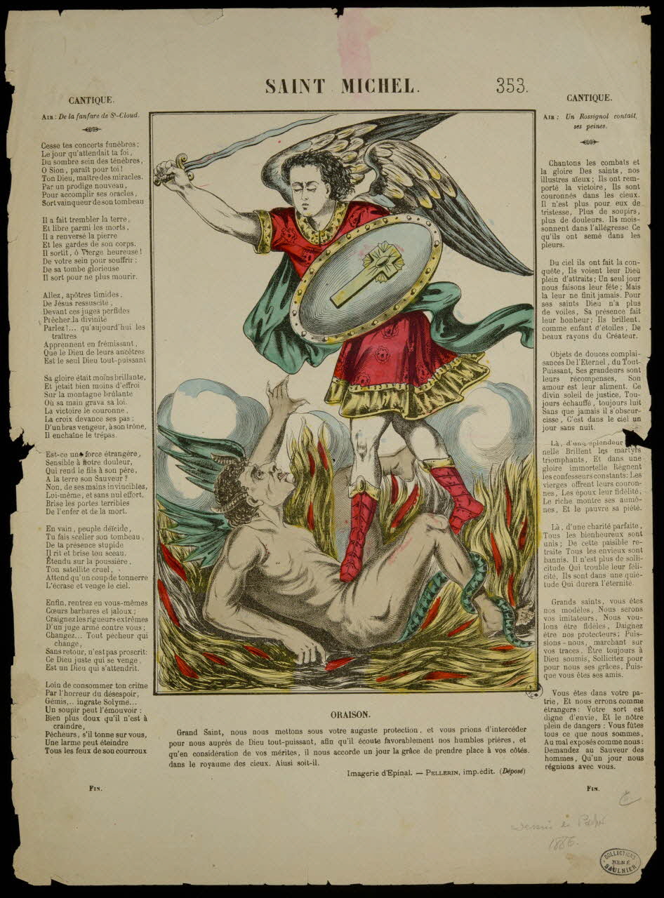Pacher ; Pellerin estampe SAINT MICHEL. Lorraine, France 1886 1950.39.258 Photo