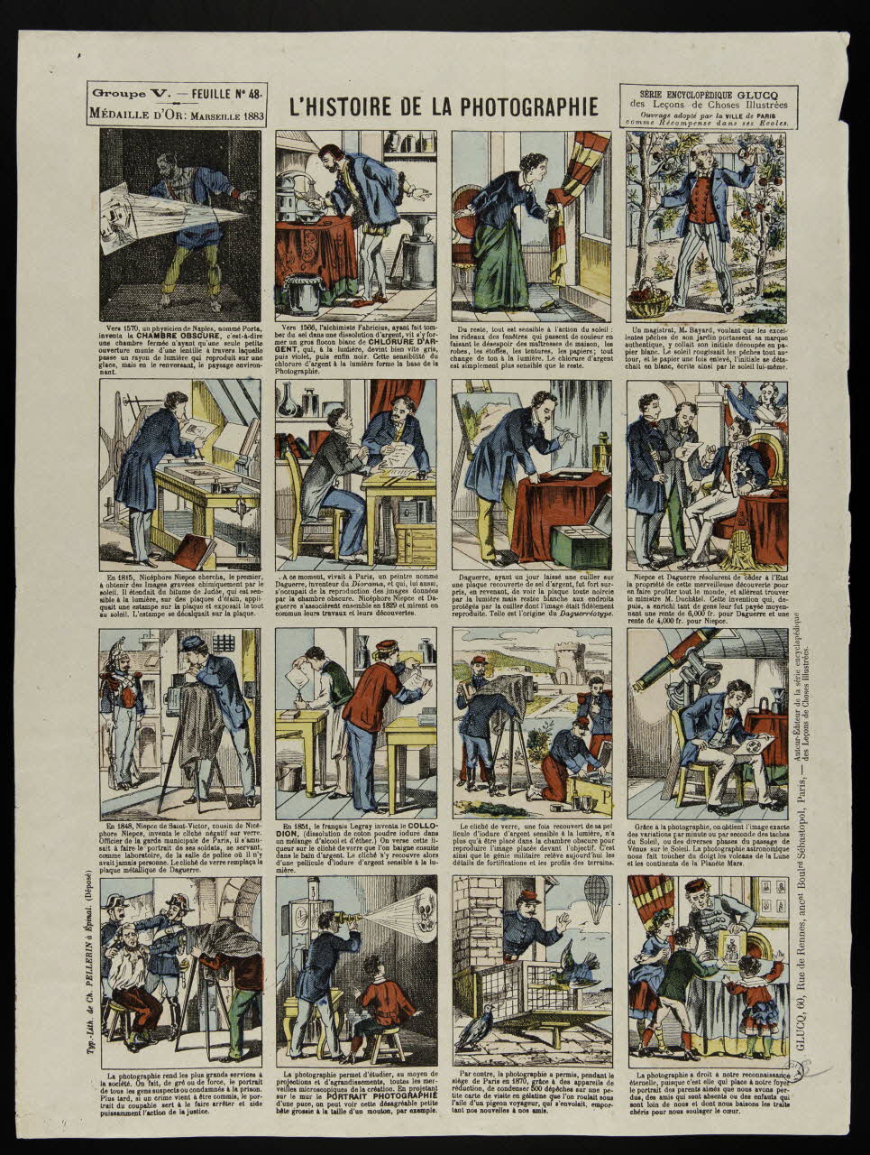 estampe L'HISTOIRE DE LA PHOTOGRAPHIE 1950.39.2596 Photo