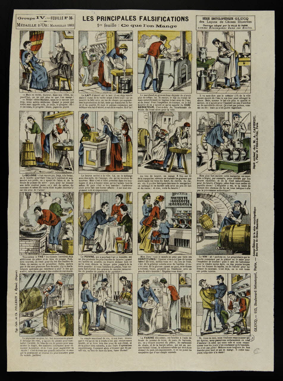 estampe LES PRINCIPALES FALSIFICATIONS 1950.39.2601 Photo