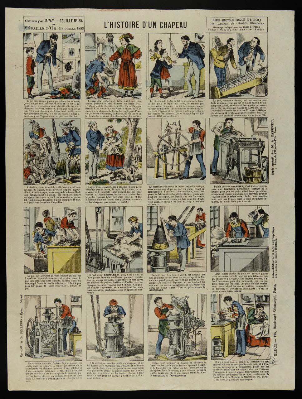 estampe L'HISTOIRE D'UN CHAPEAU 1950.39.2602 Photo