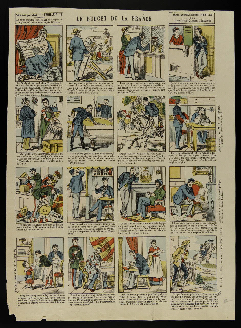 estampe LE BUDGET DE LA FRANCE 1950.39.2606 Photo