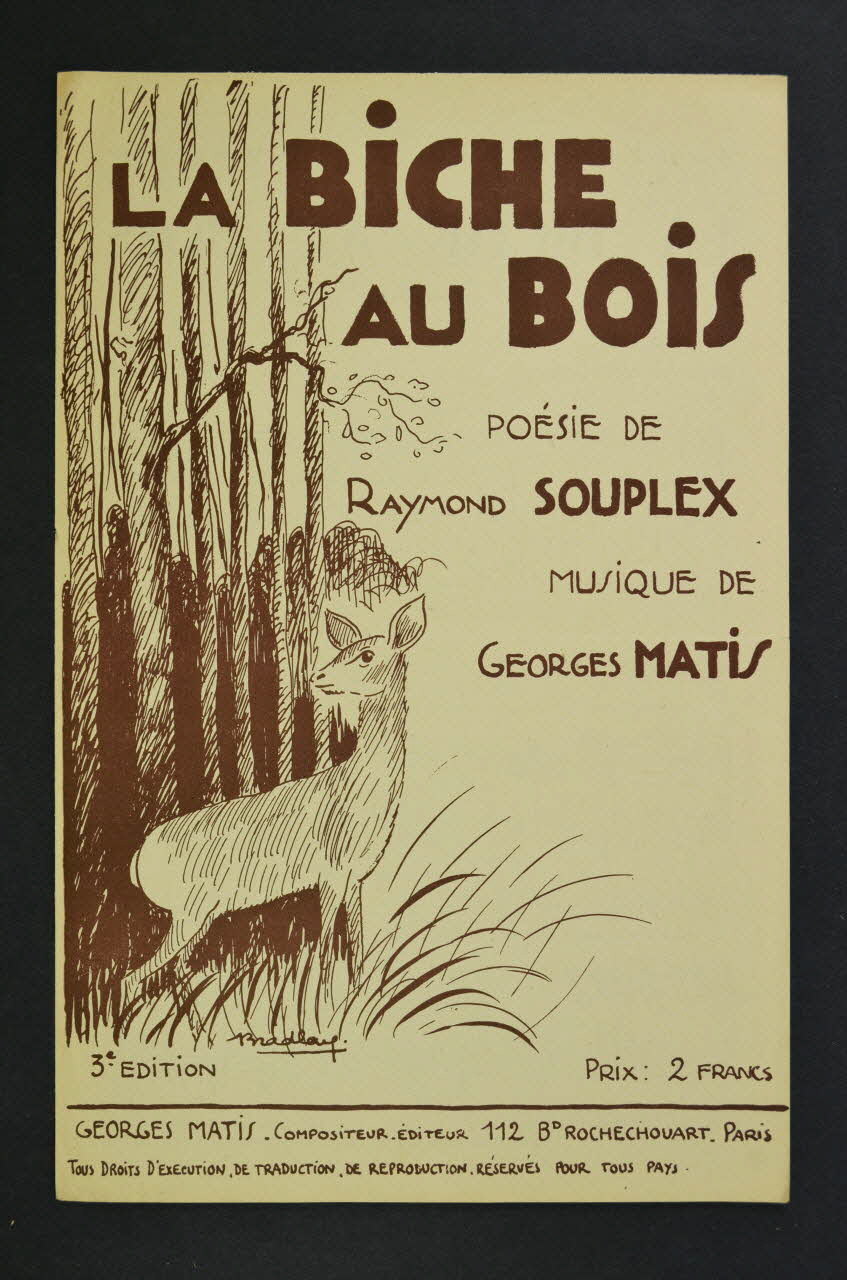 chanson petit format 1968.107.1 Photo Mucem