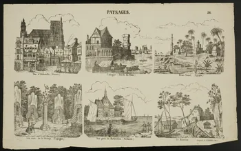 Paulin Didion estampe PAYSAGES. Metz 1869-1879 1950.39.2637  Photo