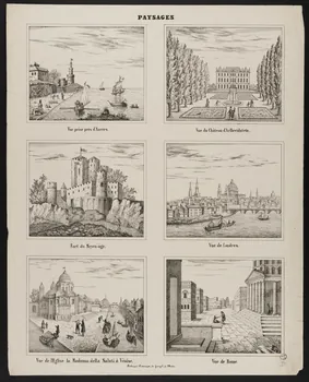 Charles Nicolas Gangel estampe PAYSAGES Metz 1852-1858 1950.39.2642  Photo