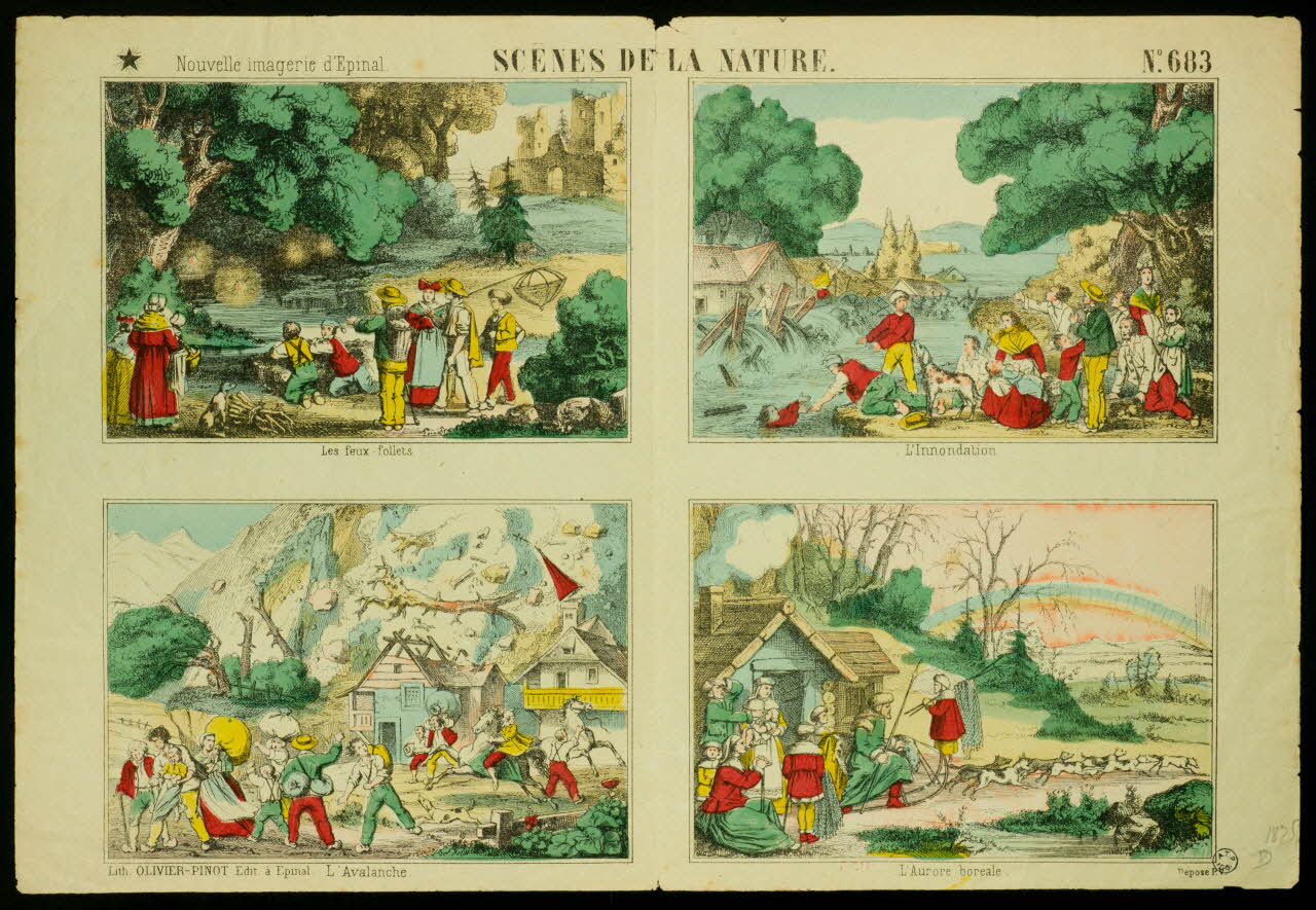 estampe SCENES DE LA NATURE. 1950.39.2662 Photo