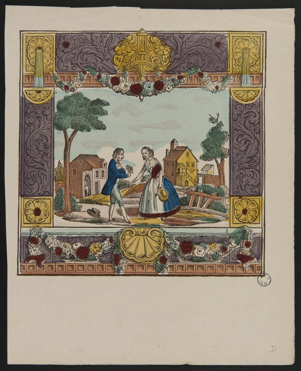 estampe Scène galante 1950.39.2670 Photo