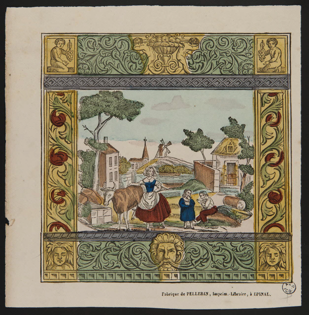 estampe Scène pastorale 1950.39.2671 Photo