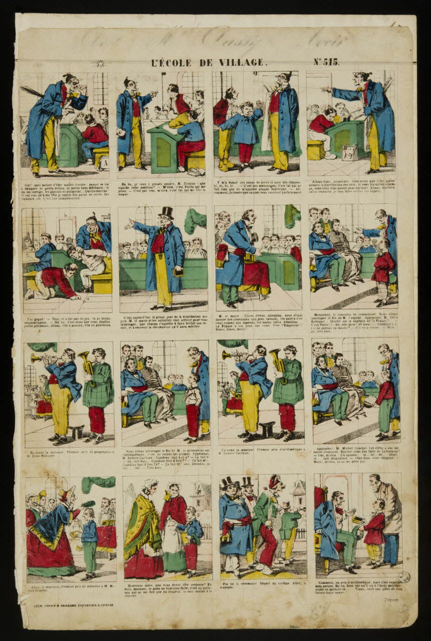 estampe L'ECOLE DU VILLAGE. 1950.39.2685 Photo