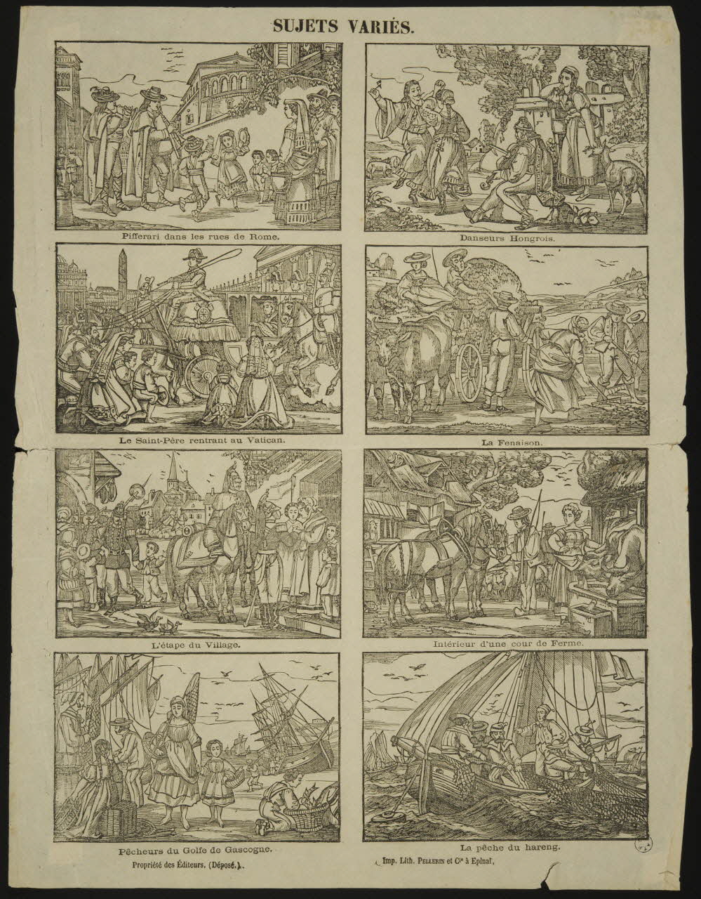 estampe SUJETS VARIES. 1950.39.2699 Photo