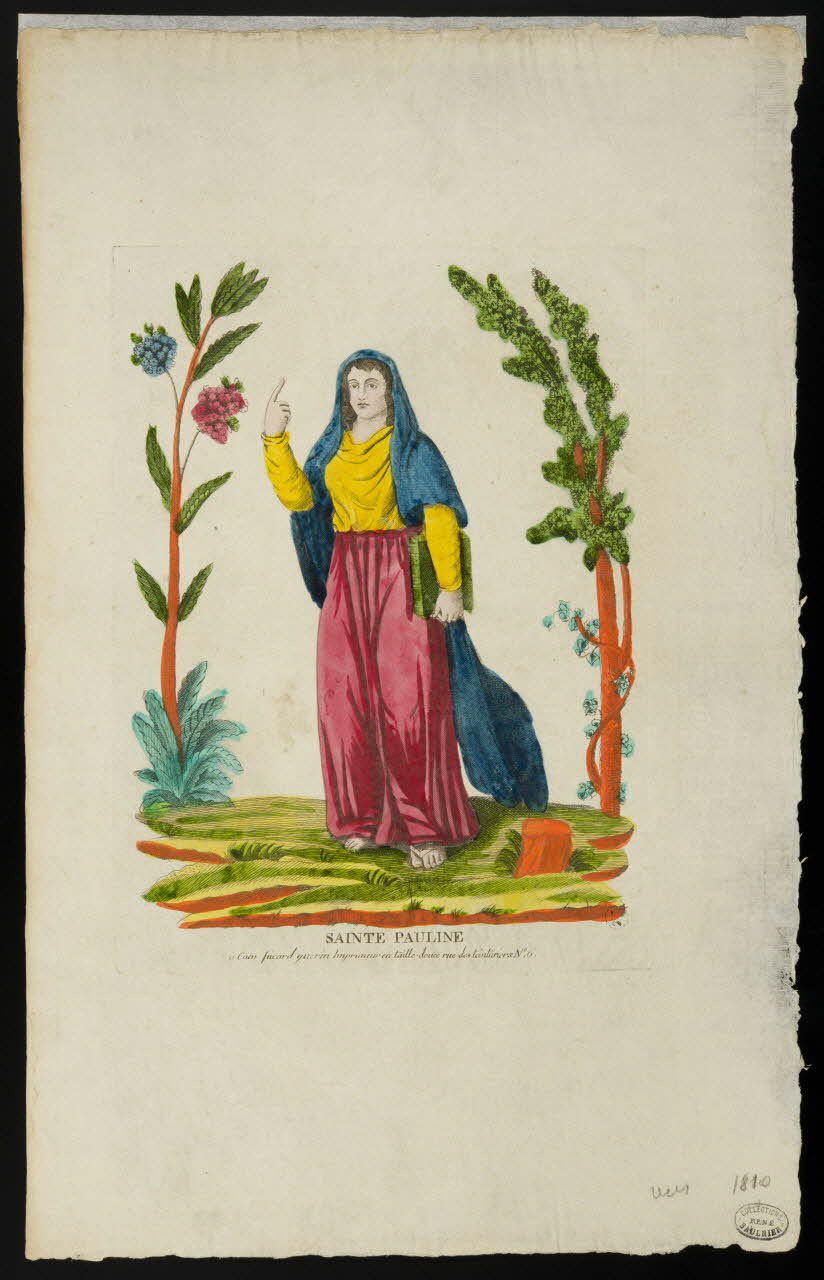 Jean-François Picard ; Marie-Françoise Guérin imagerie ancienne SAINTE PAULINE Caen 1809-1831 1950.39.270 Photo